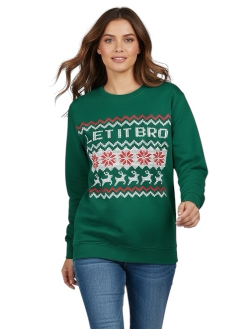DISNEY Let It Bro Jonas Brothers Christmas Movie Sweatshirt